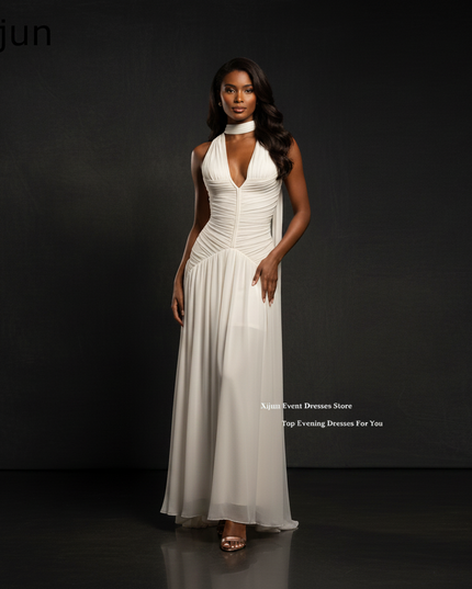 Elegantes Chiffonkleid aus Chiffon - Ansicht 3