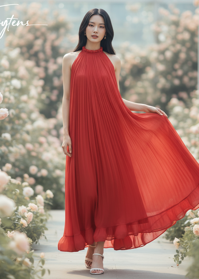 Atemberaubendes Abendkleid aus Chiffon - Ansicht 1