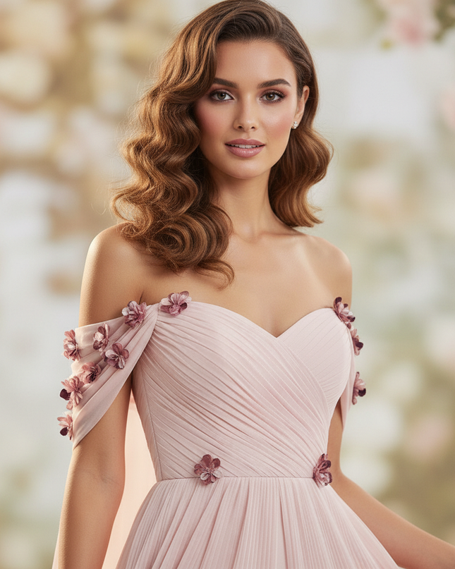 Festliches Abendkleid in zartem Rosa - Ansicht 4