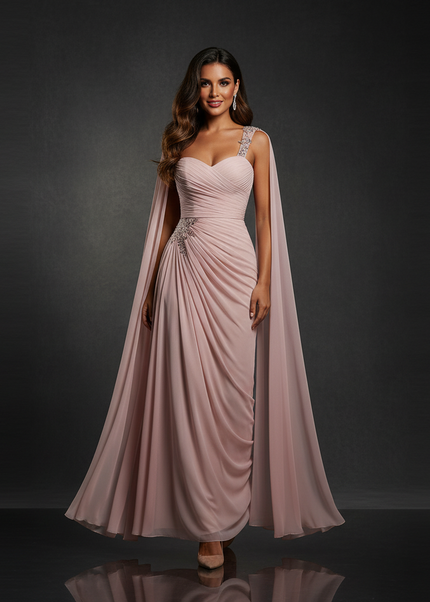 Elegantes Abendkleid in Rosa - Ansicht 1