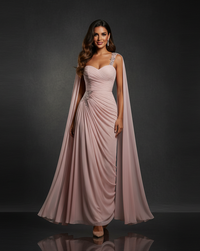 Elegantes Abendkleid in Rosa - Ansicht 1