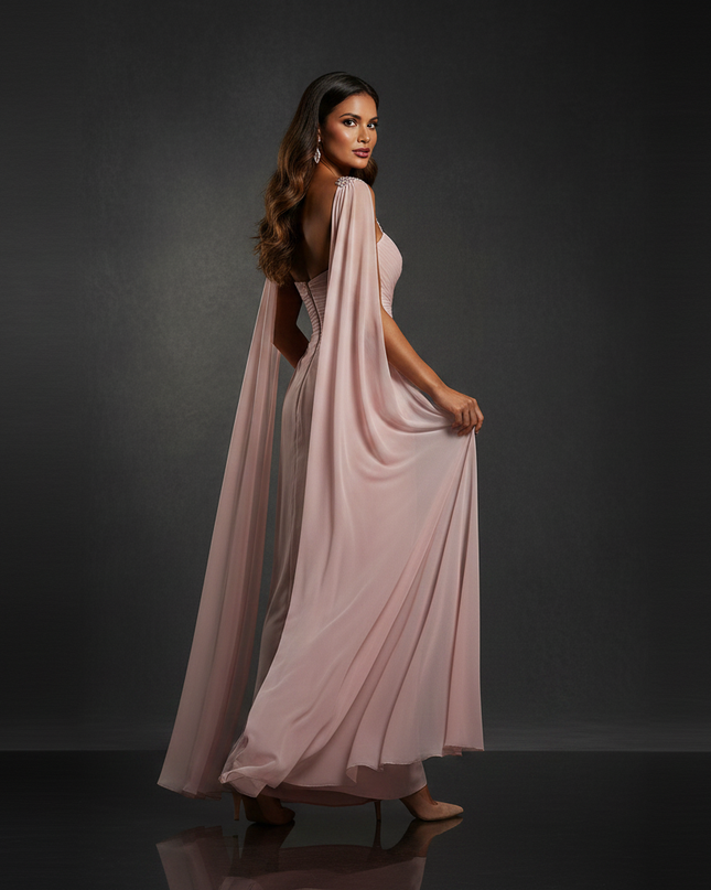 Elegantes Abendkleid in Rosa - Ansicht 2