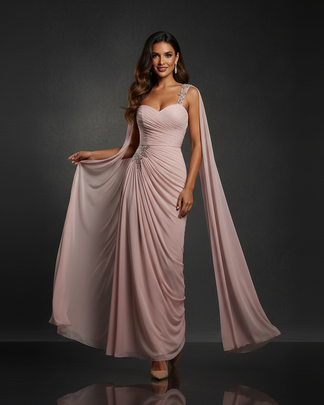 Elegantes Abendkleid in Rosa - Ansicht 3