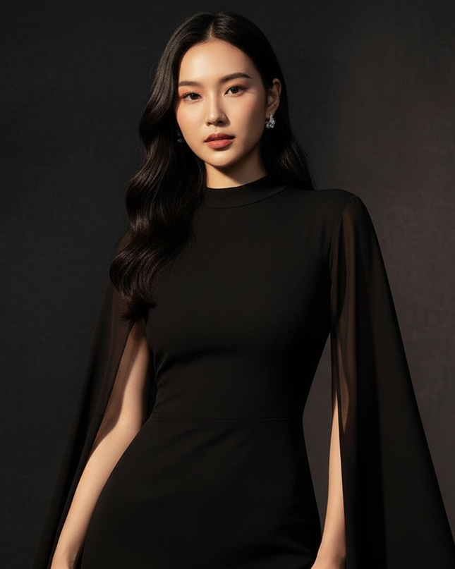 Elegantes Chiffonkleid - Ansicht 4