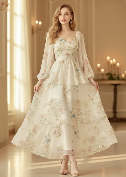 Festliches Chiffonkleid - Ansicht 1
