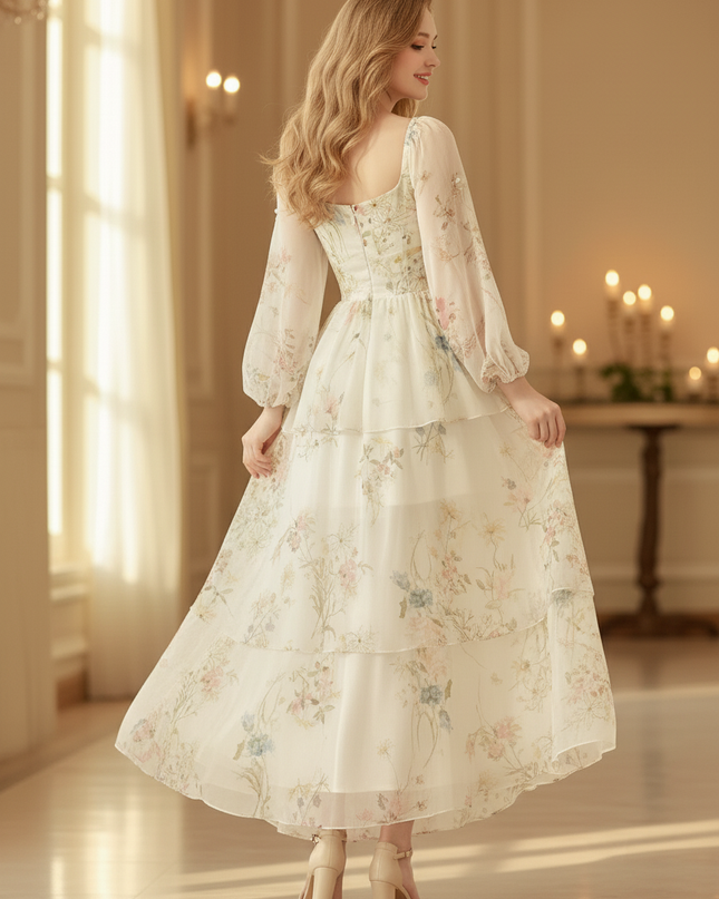 Festliches Chiffonkleid - Ansicht 2
