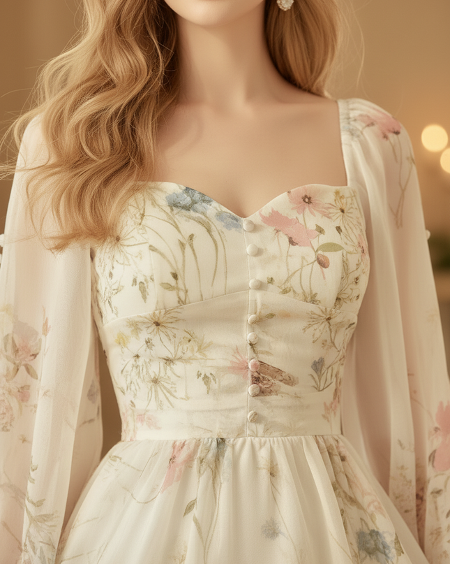 Festliches Chiffonkleid - Ansicht 4