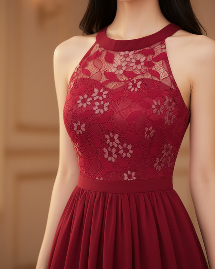 Festliches Kleid mit feiner Spitze - Ansicht 4